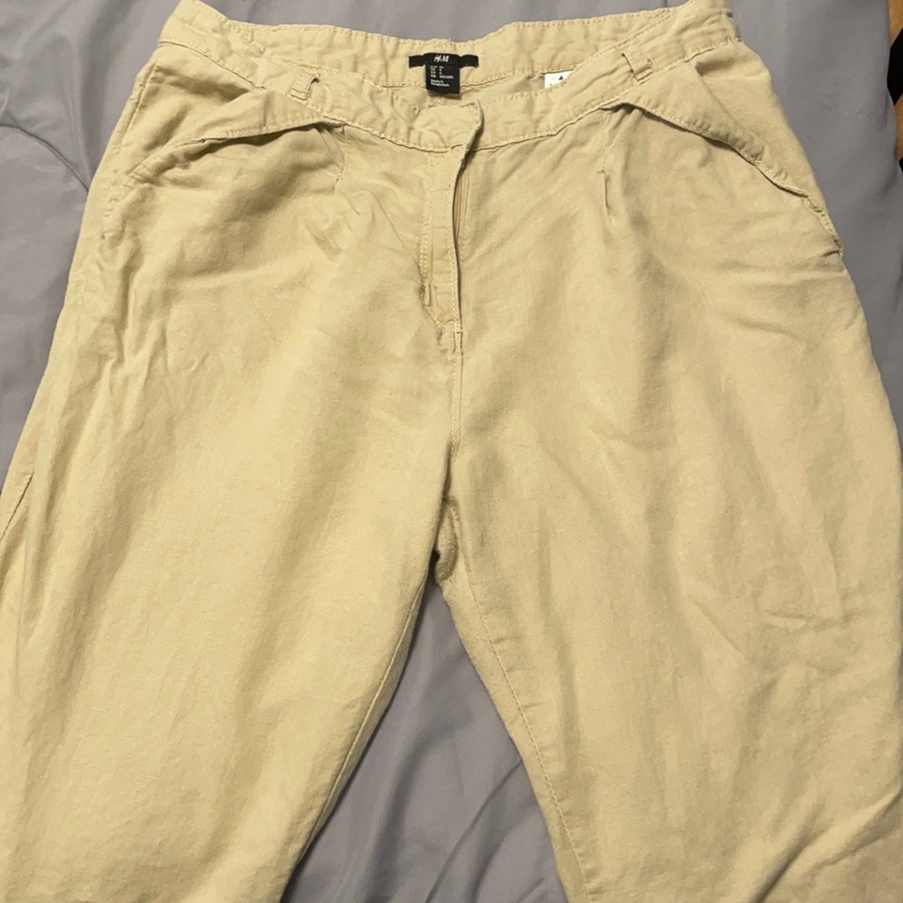 H&M Linen Pants Size 6